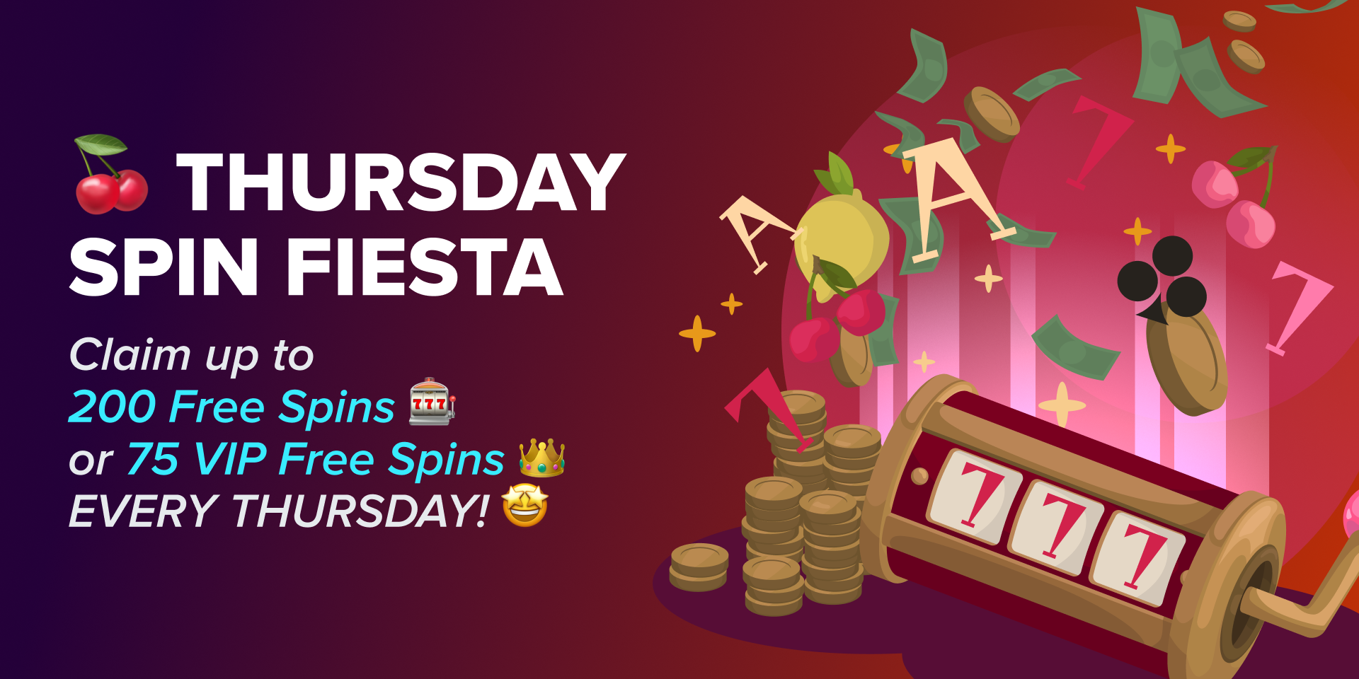 Promotion Thursday Spins Fiesta – Free Spins Every Thursday